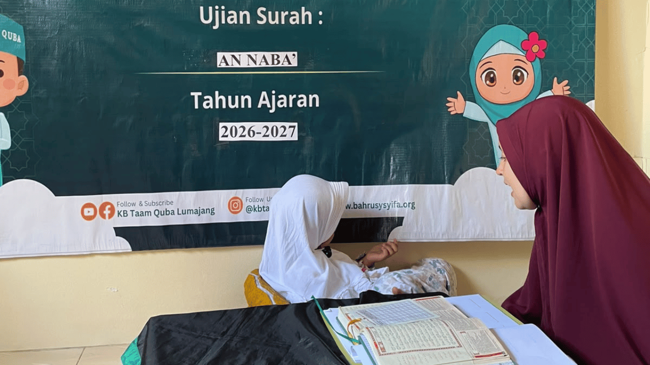 *Langkah Kecil, Hafalan Istimewa: Ujian Persuratan An-Naba’ Santri KB TAAM QUBA*