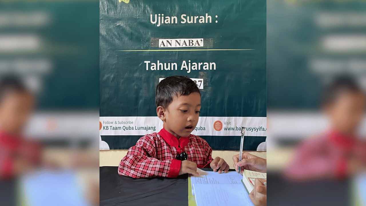 *Langkah Kecil, Hafalan Istimewa: Ujian Persuratan An-Naba’ Santri KB TAAM QUBA*