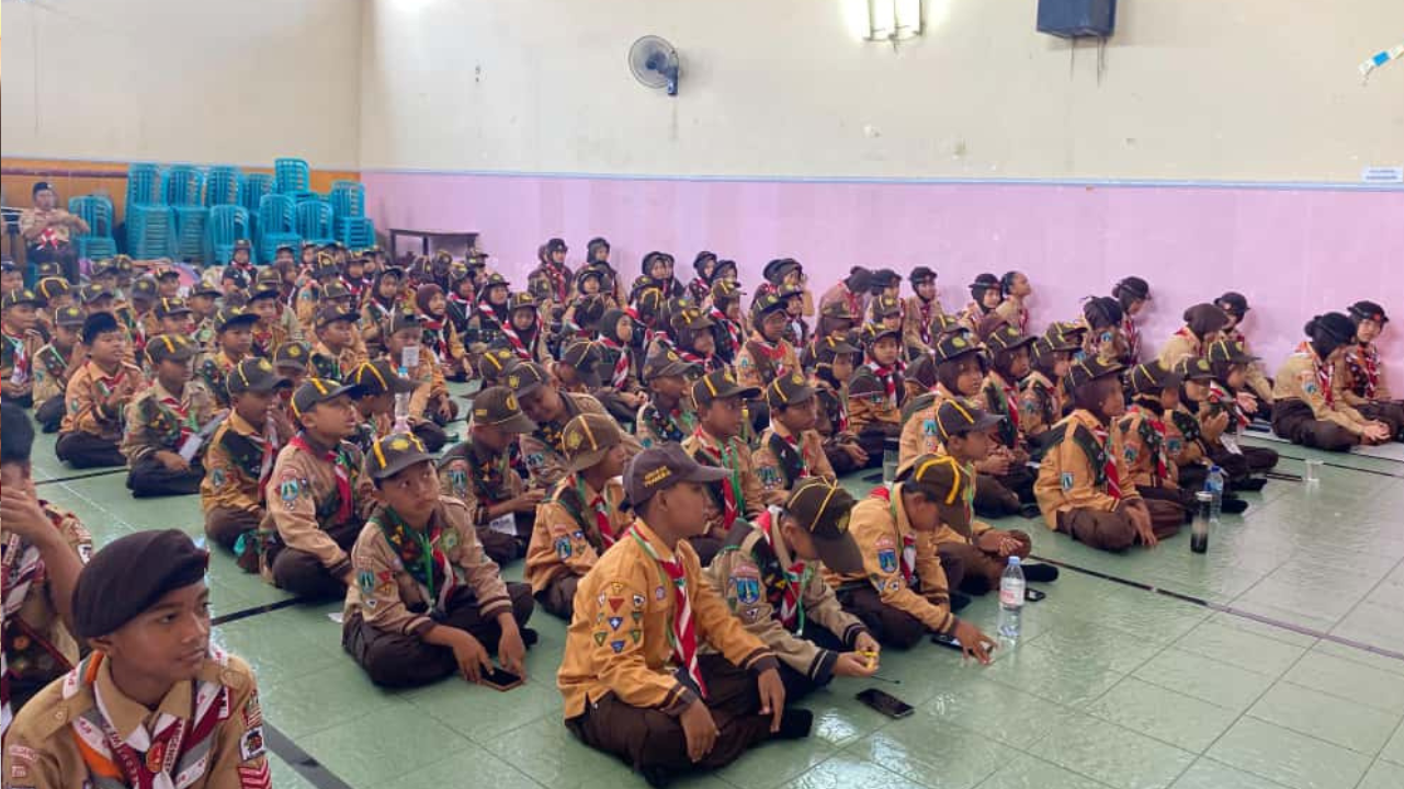 32 Santri SD Quba Ikuti Penilaian Akhir Garuda Siaga, Terbanyak di Kwarran Sukodono