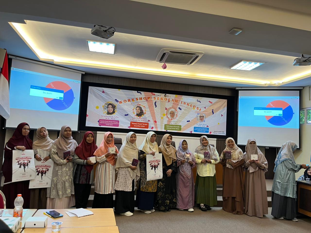 Tingkatkan Layanan Pendidikan Inklusi, Manajemen Bahrusysyifa dan TK TAAM QUBA Ikuti Workshop Eksklusif di UMM