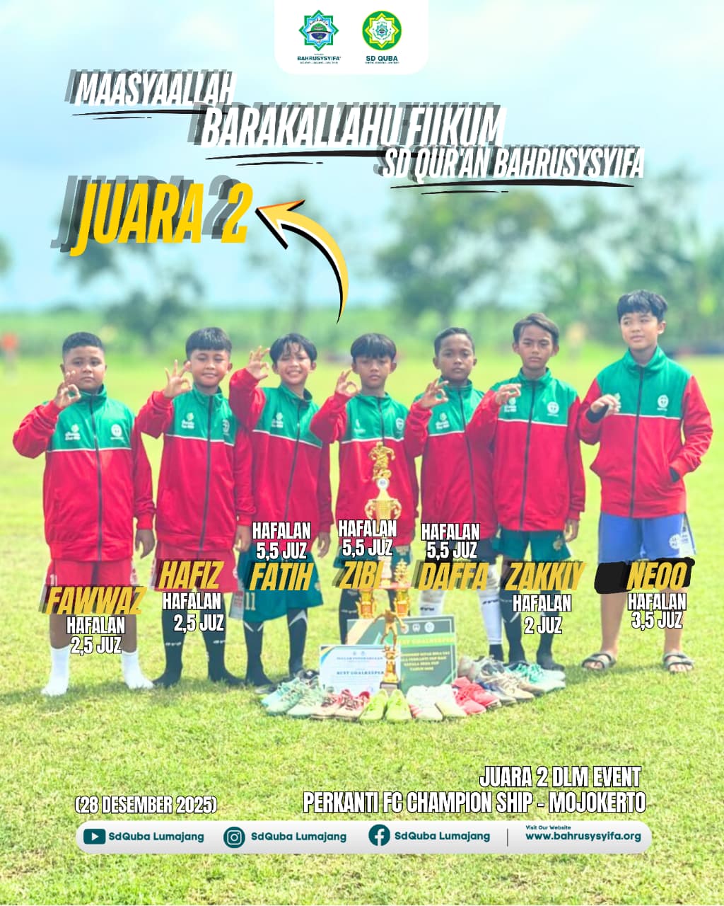 JUARA 2 DLM EVENT PERKANTI FC CHAMPION SHIP - MOJOKERTO